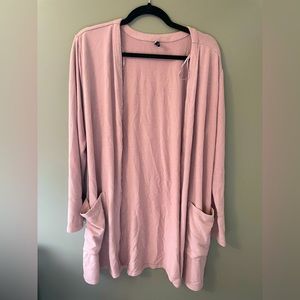 Pink cardigan